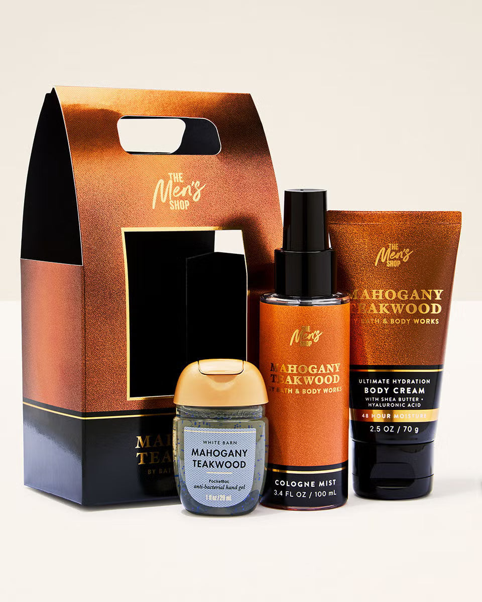 Mahogany Teakwood Mini Gift Set
