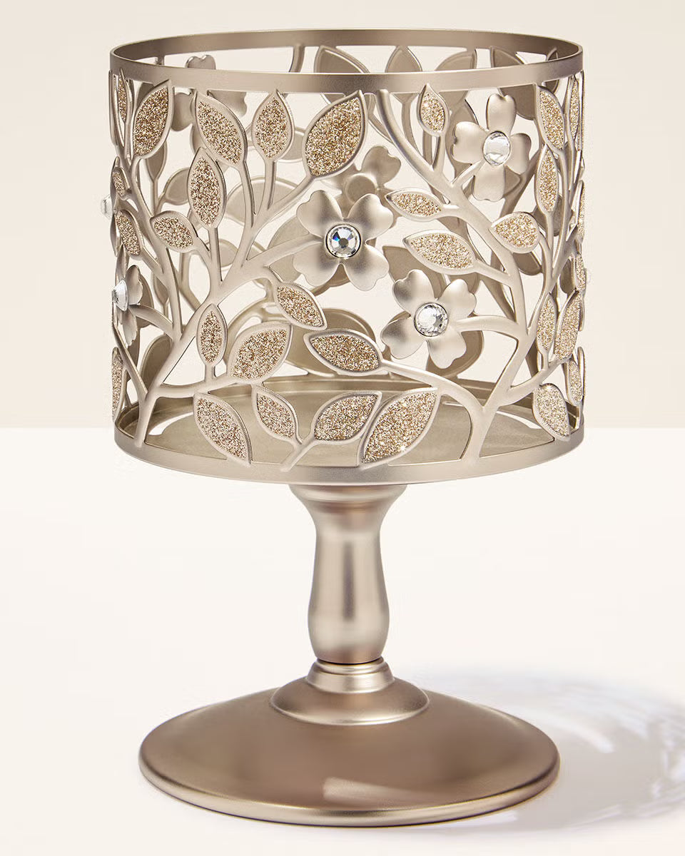 Dogwood Pedestal 3-Wick Candle Holder