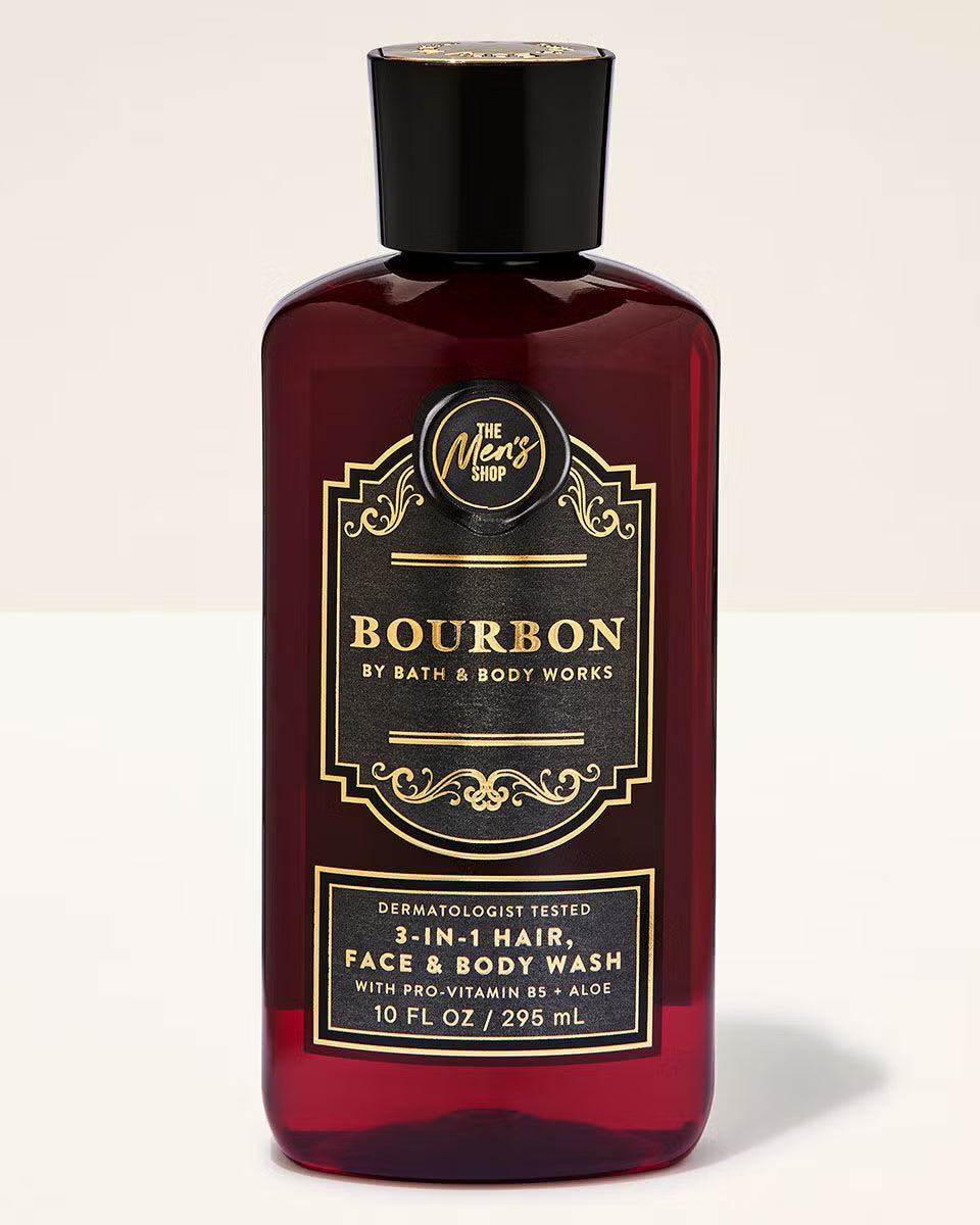 Bourbon 3-in-1 Hair, Face & Body Wash