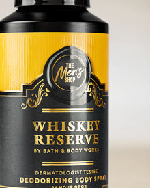 Whiskey Reserve Deodorizing Body Spray