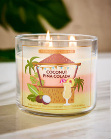 Coconut Piña Colada 3-Wick Candle